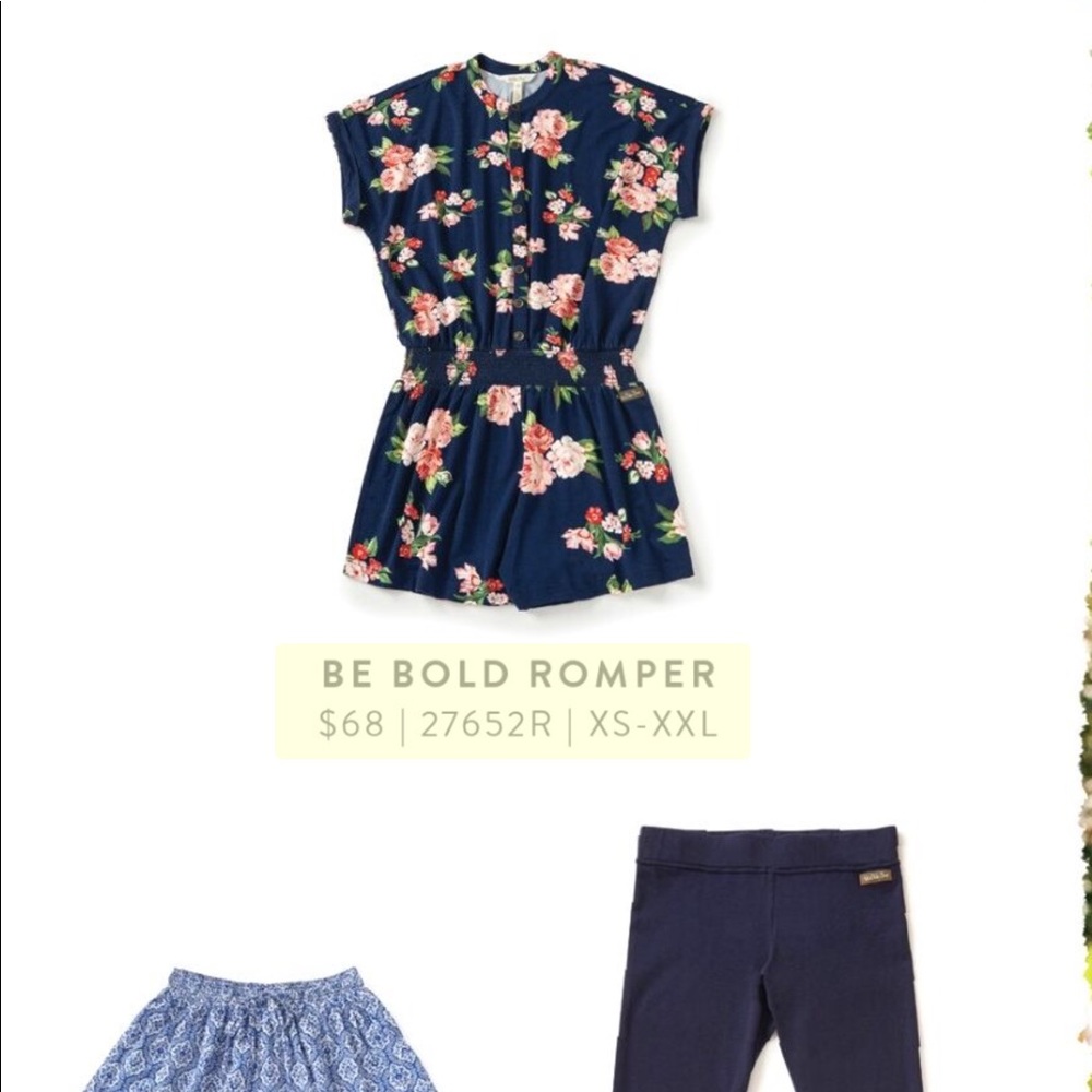LN Matilda Jane Be Bold Romper XXL- worn once
